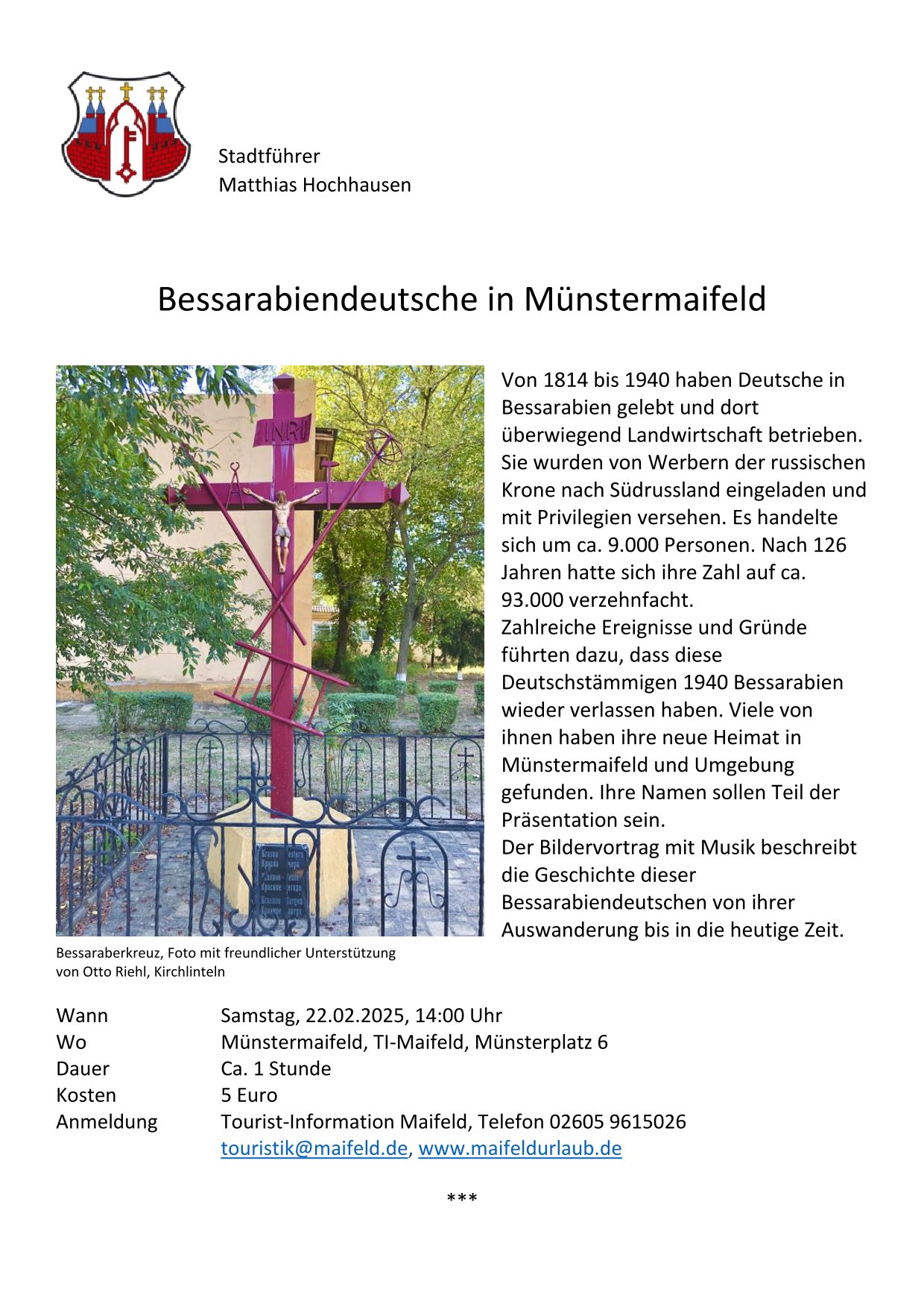 Bessarabiendeutsche in Münstermaifeld Vortrag 22.02.2025 TI 4 1