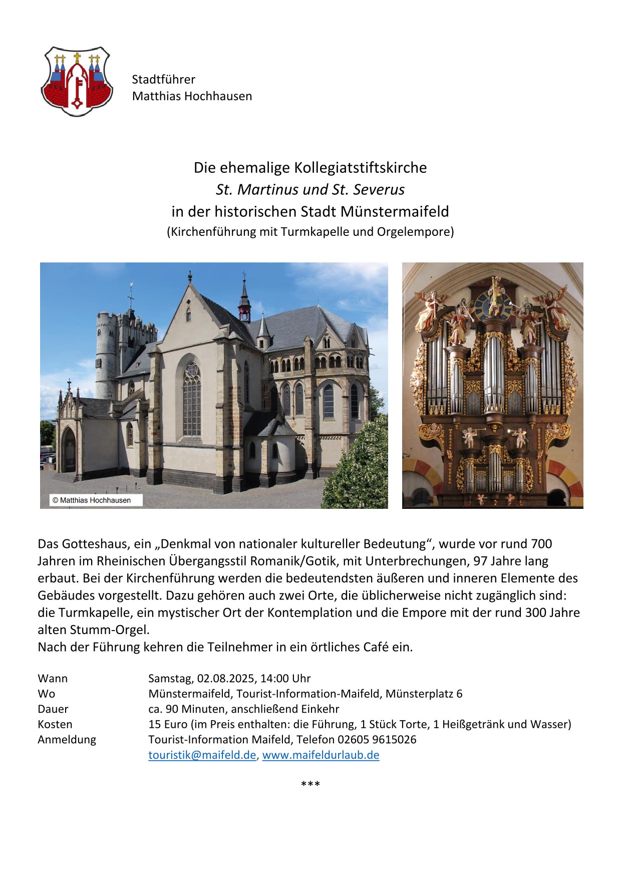 Kirchenführung 02.08.2025 Turmkapelle Empore