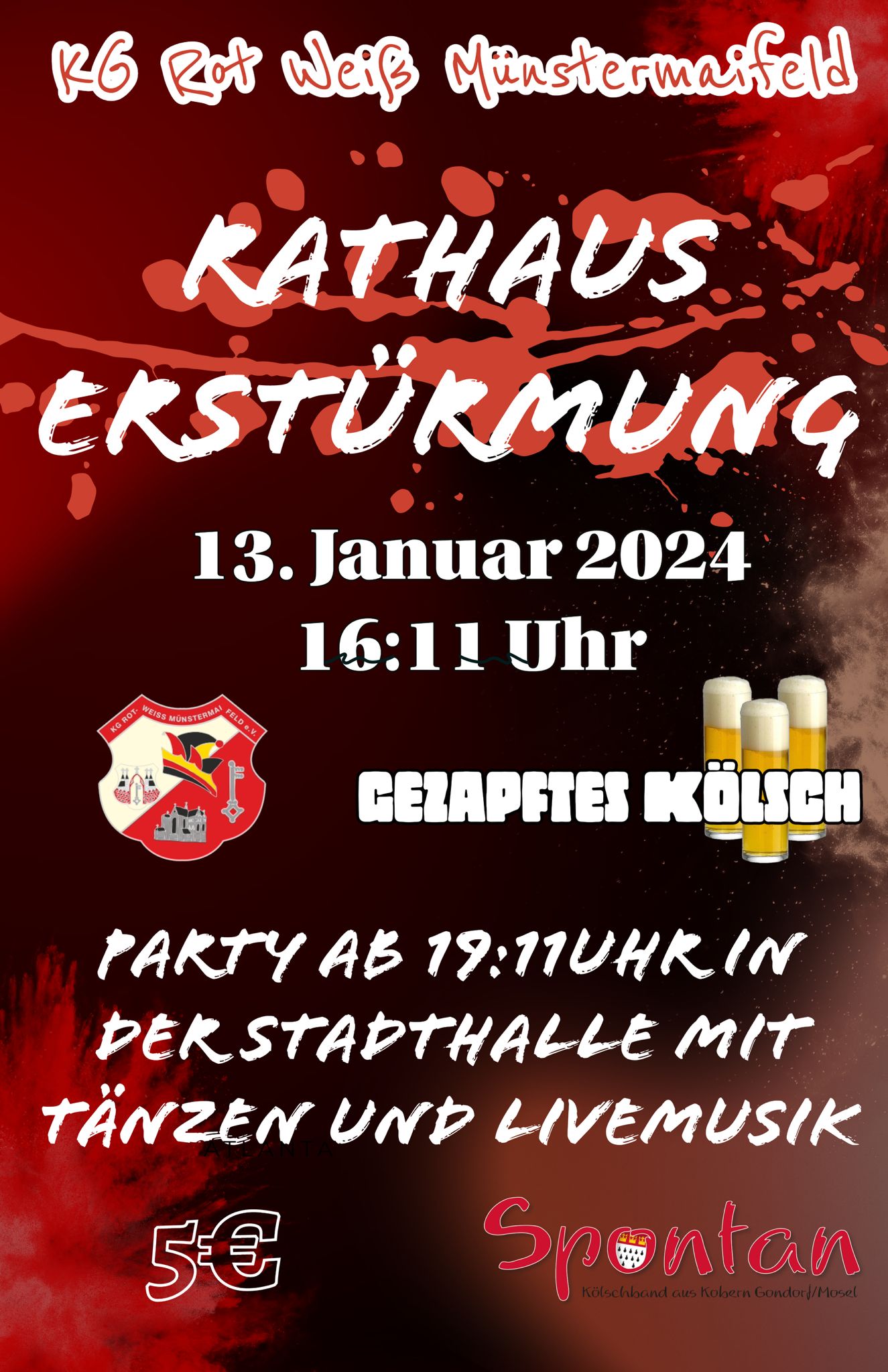 Plakat Rathauserstürmung 2024