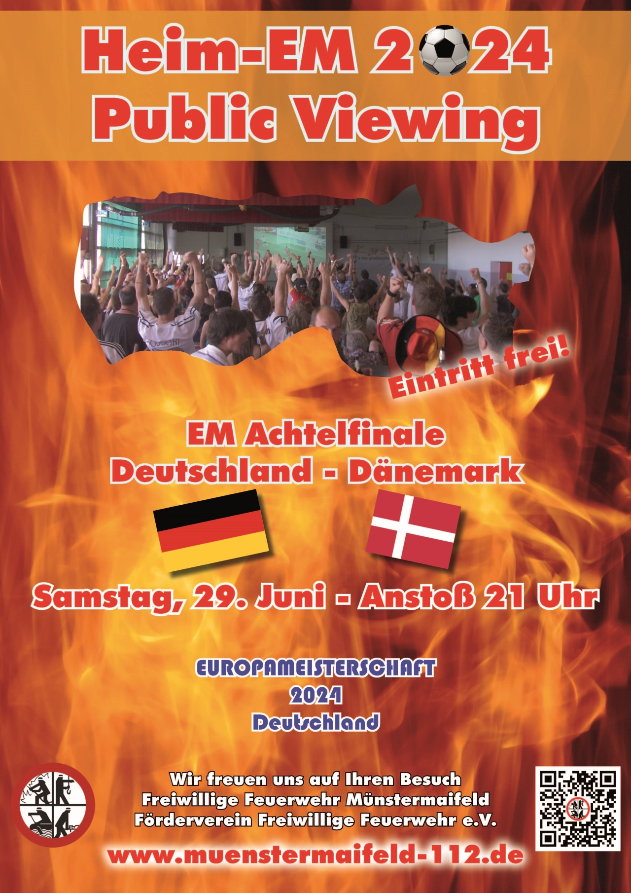 Plakat Achtelfinale D Dänemark Spiel 4 1024